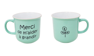 Tasse Merci de m'aider à grandir