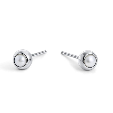 Boucles d'oreille Perla argent