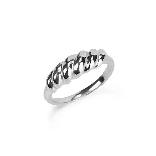 Bague Croissant argent