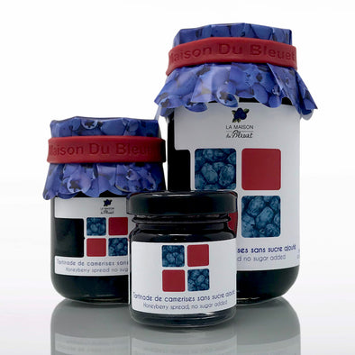 Trio de tartinade de camerises de La Maison du Bleuet