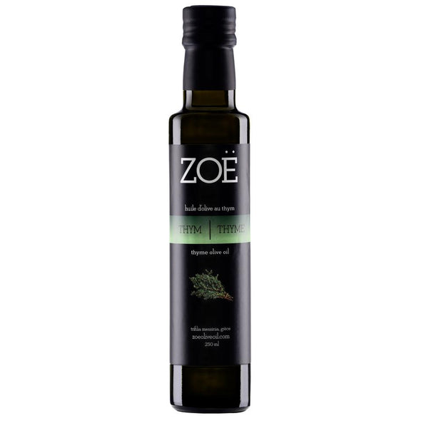 Huile d'olive infusée au thym 250 ml | Zoé | La Maison du Bleuet